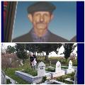 Rahmetli büyük amcam Ahmet‘in mezarlığına Bulgaristan‘dan getirdiğim toprağı serpme anı.