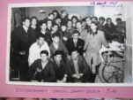 S.Ahmet Tekstil Okulu.Rahmetli hocalarımız.Doğan bey-Süleyman bey ve Doğan bey.İki hoca arasında Orhan Selvi.29 Mart 1968