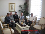 Çanakkale Valisi Ahmet Çınar ile yapılan toplantı.Muktedir İlhan-Behsat Selvi-Muhtesem İlhan-Orhan Selvi ve Vali Ahmet Çınar. 