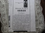 Orhan Selvi`nin gazetede hakkında çıktığı yazı.1971-1972 Sezonu