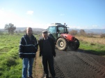 İçtaş Kontrol amiri Barış bey ve eski muhtarımız Abdullah Ergen.29.11.2013