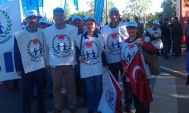 Sendika üyeleri ve Başkan Levent Arslan ile beraber
