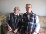 Osman Usta ve Orhan Selvi ziyaret esnasında. 07.04.2015
