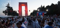 Çanakakle Valiliğinin tertip ettiği geleneksel İftar yemeği.02.07.2014