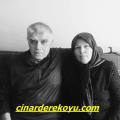 Rahmetli Mustafa Sütçü eşi Çınardere köyünden Mübeccel Arslan Sütçü ile mutlu günlerinde.