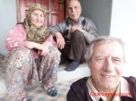 Rahmetli Hatice Uslu‘nun kızı Feride ve eşi Beytullah Yakın ve Orhan Selvi. 22.05.2016