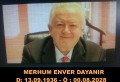 MERHUM EMEKLİ HAVA TÜMGENERAL ENVER DAYANIR.